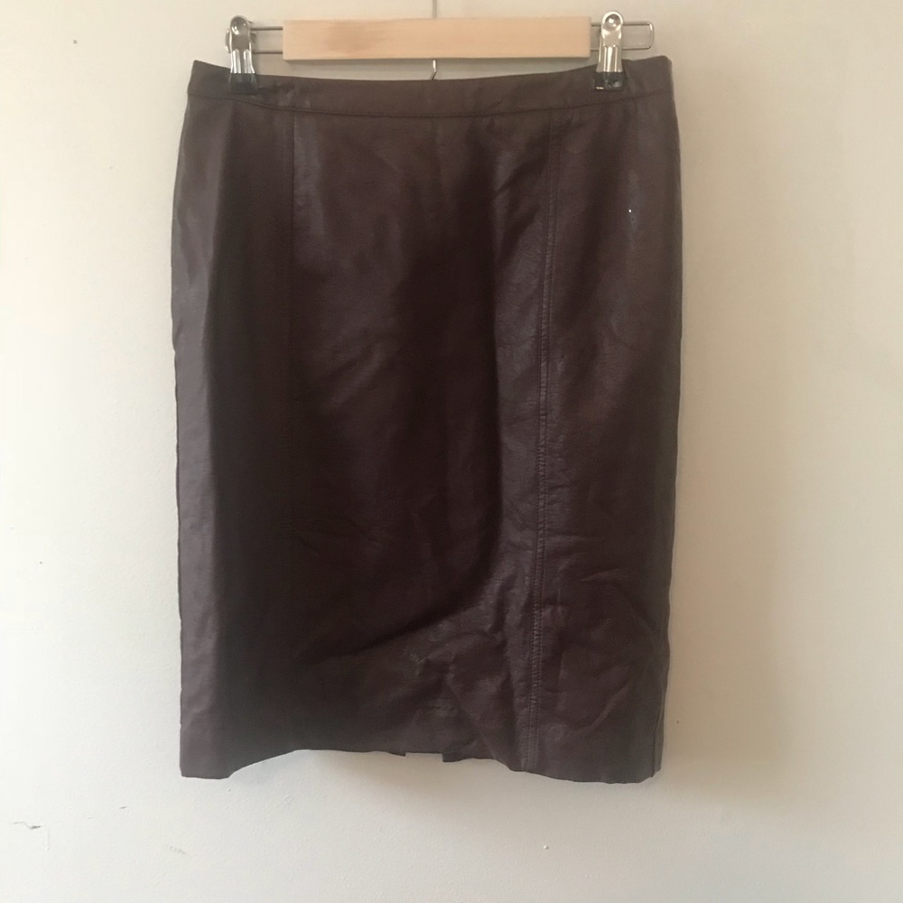 Worthington. VEgan leather skirt